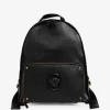 Rucsac Versace Lou Leather Backpack negru