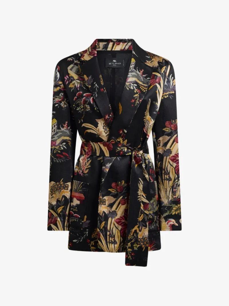 Sacou ETRO Envers Satin multicolor