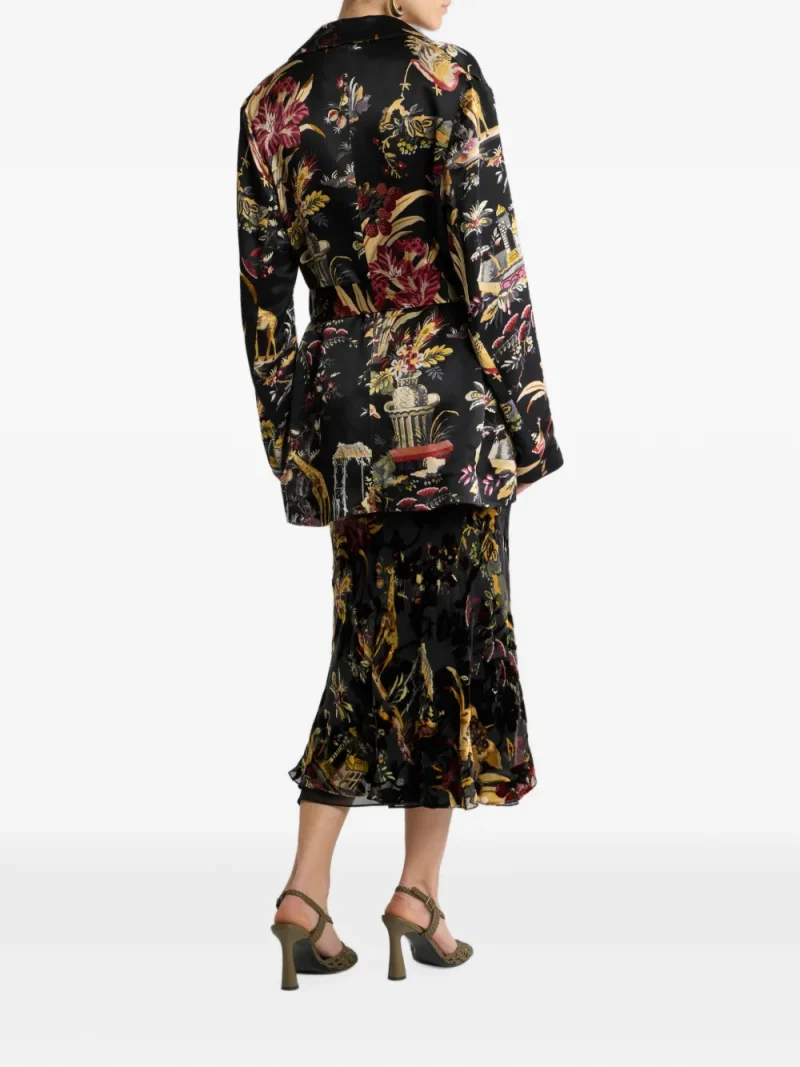 Alternative view of Sacou ETRO Envers Satin multicolor