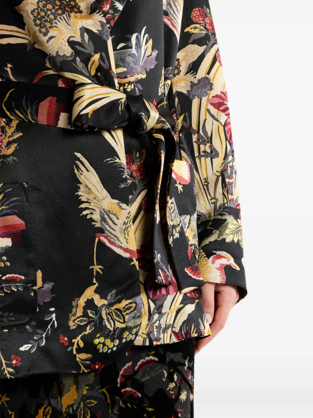 Sacou ETRO Envers Satin multicolor - imagine 4