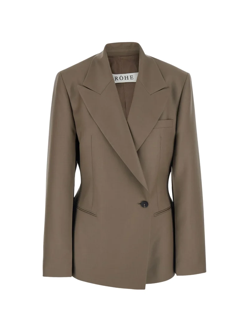 Sacou Rohe Hourglass Shaped Blazer maro