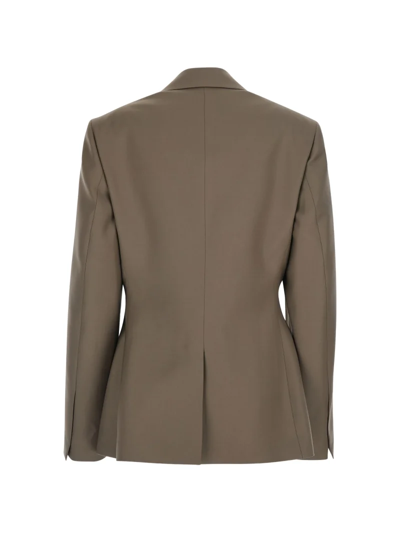 Alternative view of Sacou Rohe Hourglass Shaped Blazer maro