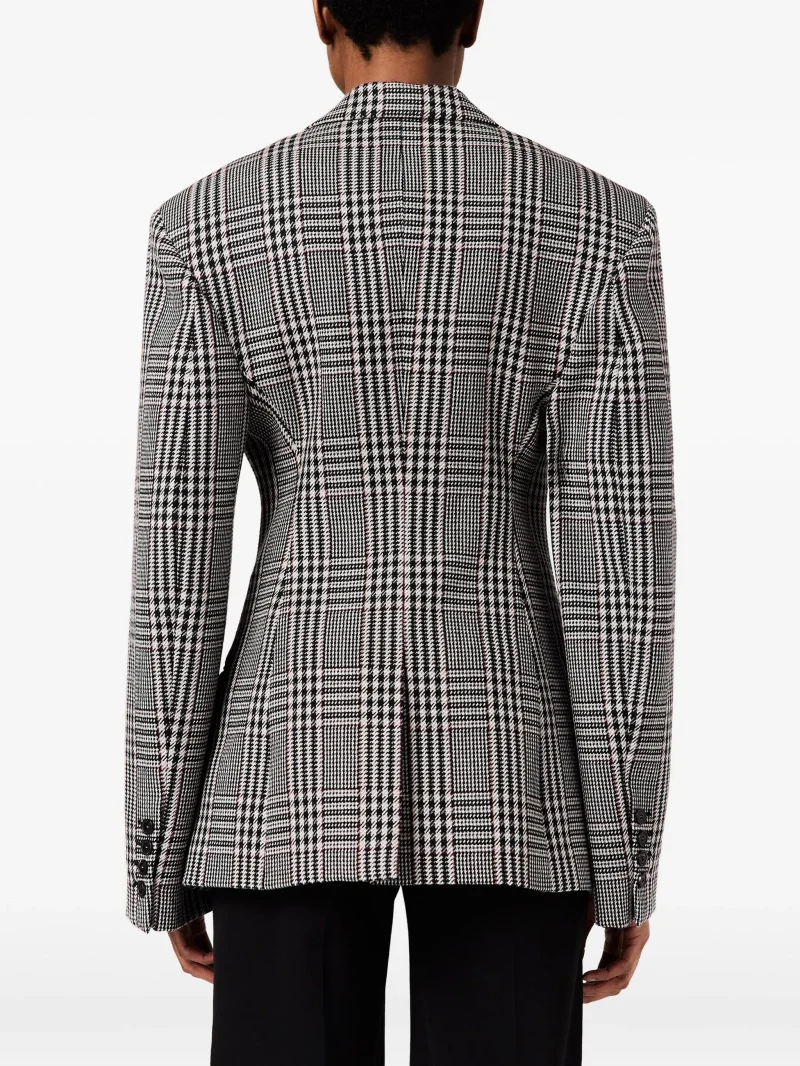 Alternative view of Sacou Stella McCartney Prince of Wales-Check Wool gri
