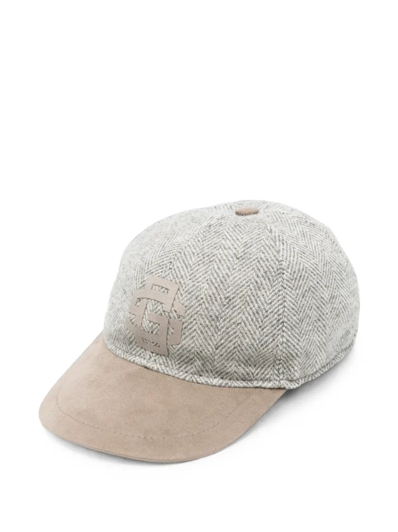 Sapca Gran Sasso Herringbone-Pattern bej