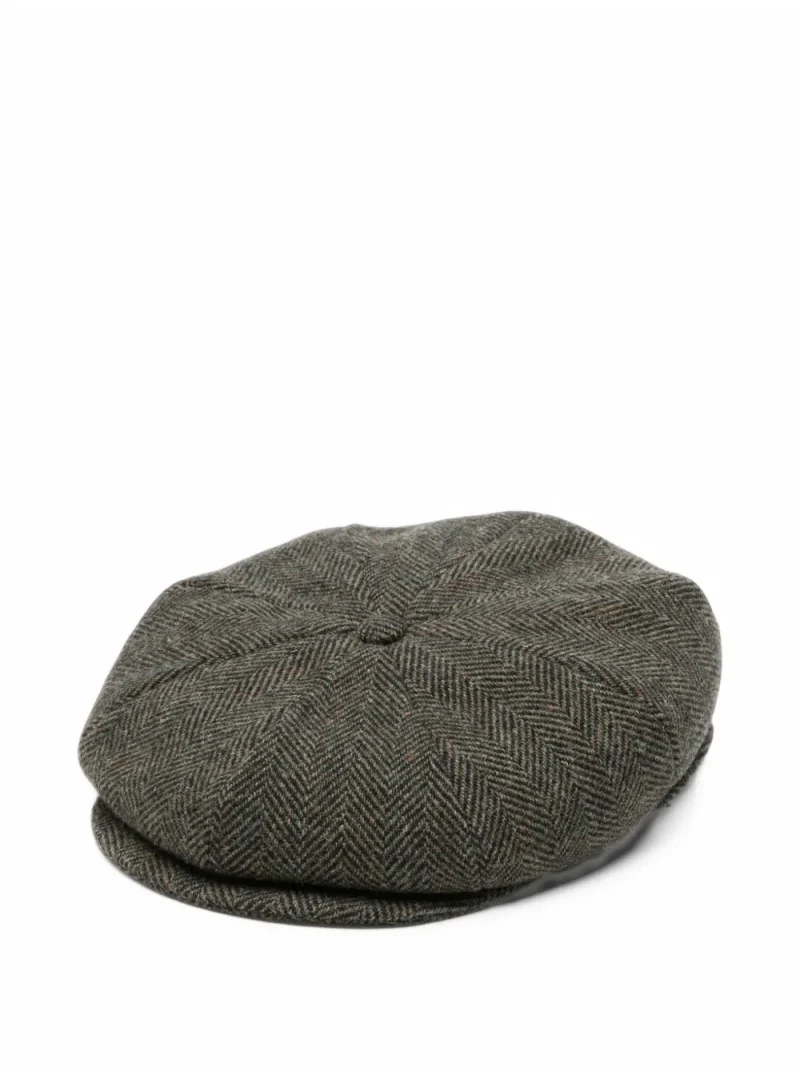 Sapca Gran Sasso Herringbone-Pattern khaki