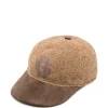 Sapca Gran Sasso Herringbone-Pattern Logo-Patch maro