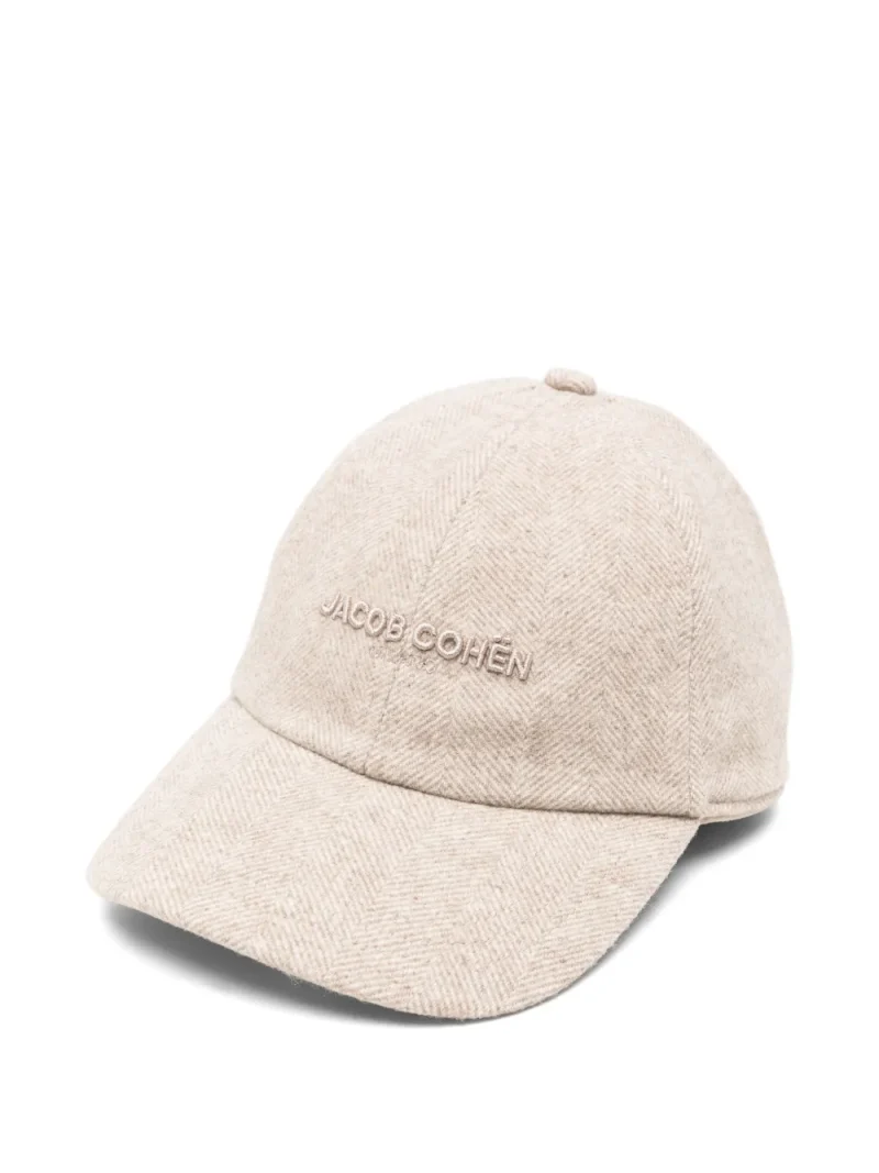 Sapca Jacob Cohen Logo-Embroidered Baseball bej