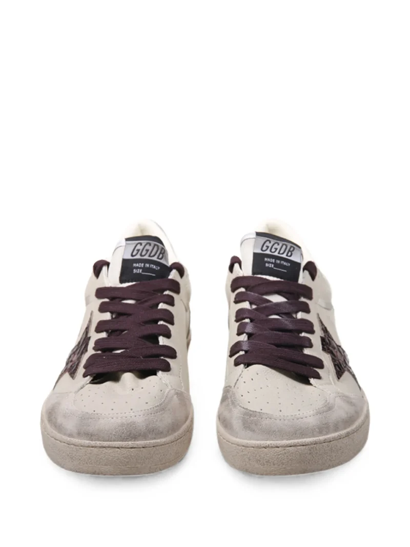 Sneakers Golden Goose Ball Star bej - imagine 3
