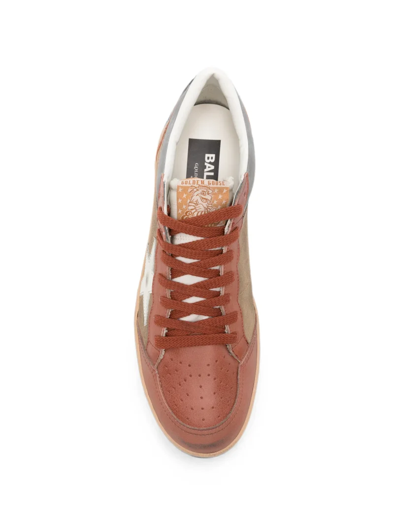 Sneakers Golden Goose Ball Star Panelled portocaliu - imagine 3
