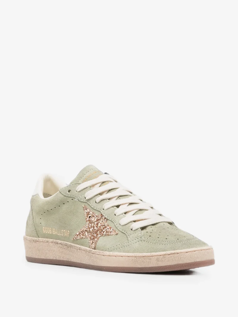 Sneakers Golden Goose Ball Star Suede verde - imagine 3