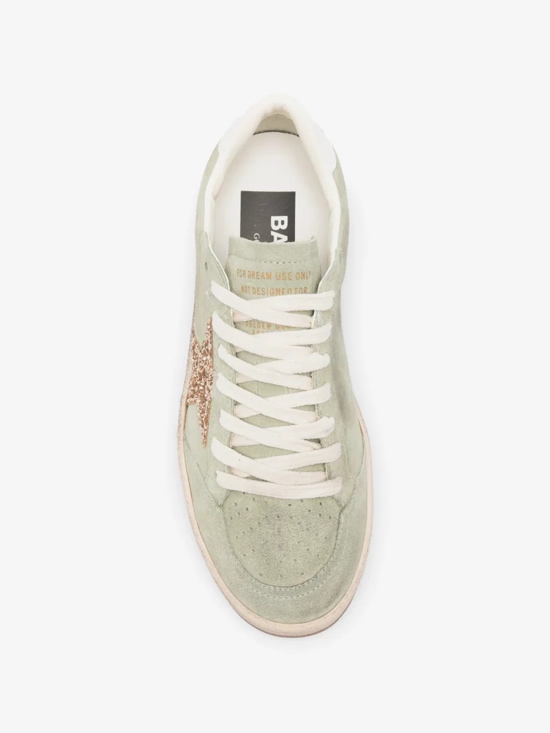 Sneakers Golden Goose Ball Star Suede verde - imagine 4