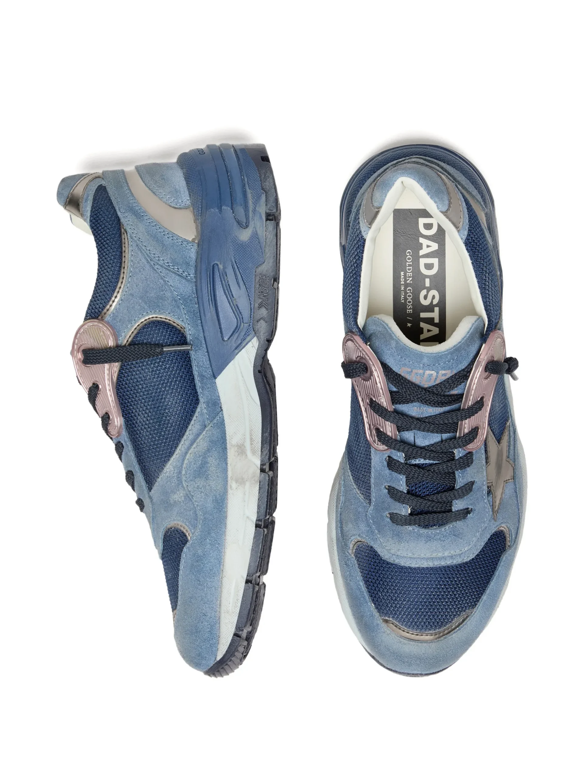 Sneakers Golden Goose Dad-Star albastru - imagine 3