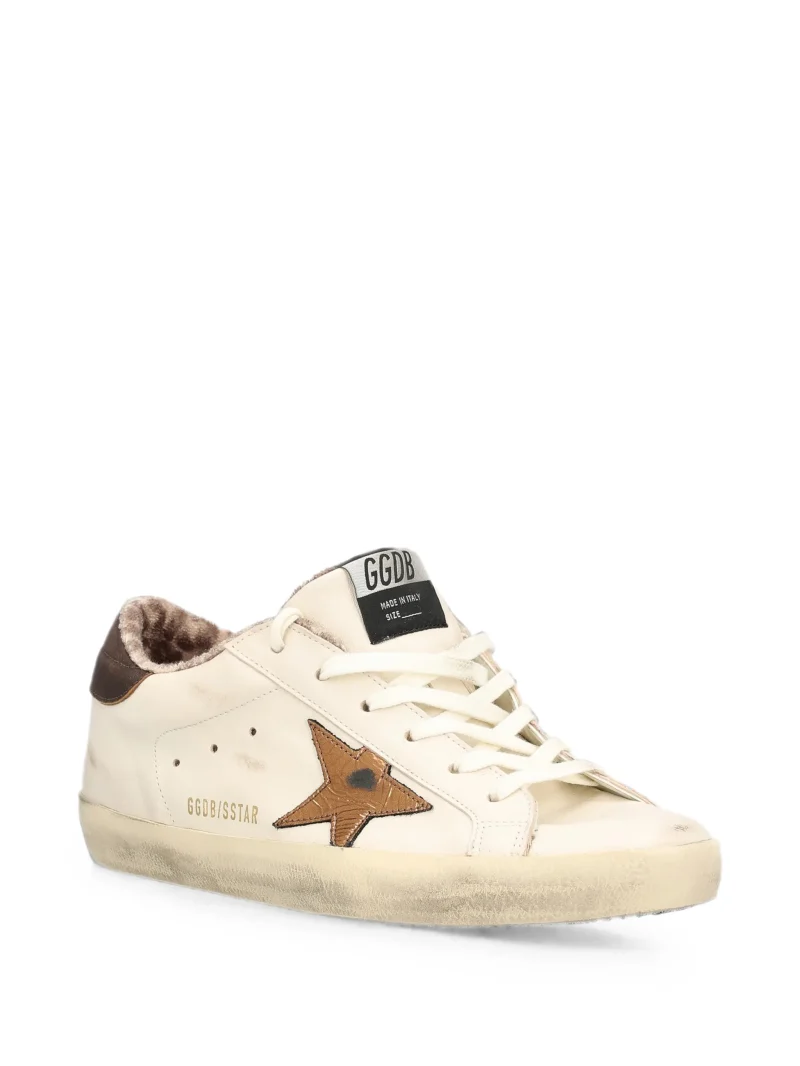 Sneakers Golden Goose Super-Star Distressed bej - imagine 3