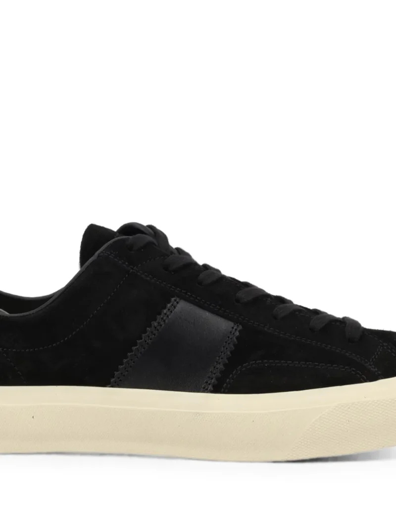 Alternative view of Sneakers Tom Ford Suede Leather-Panel negru