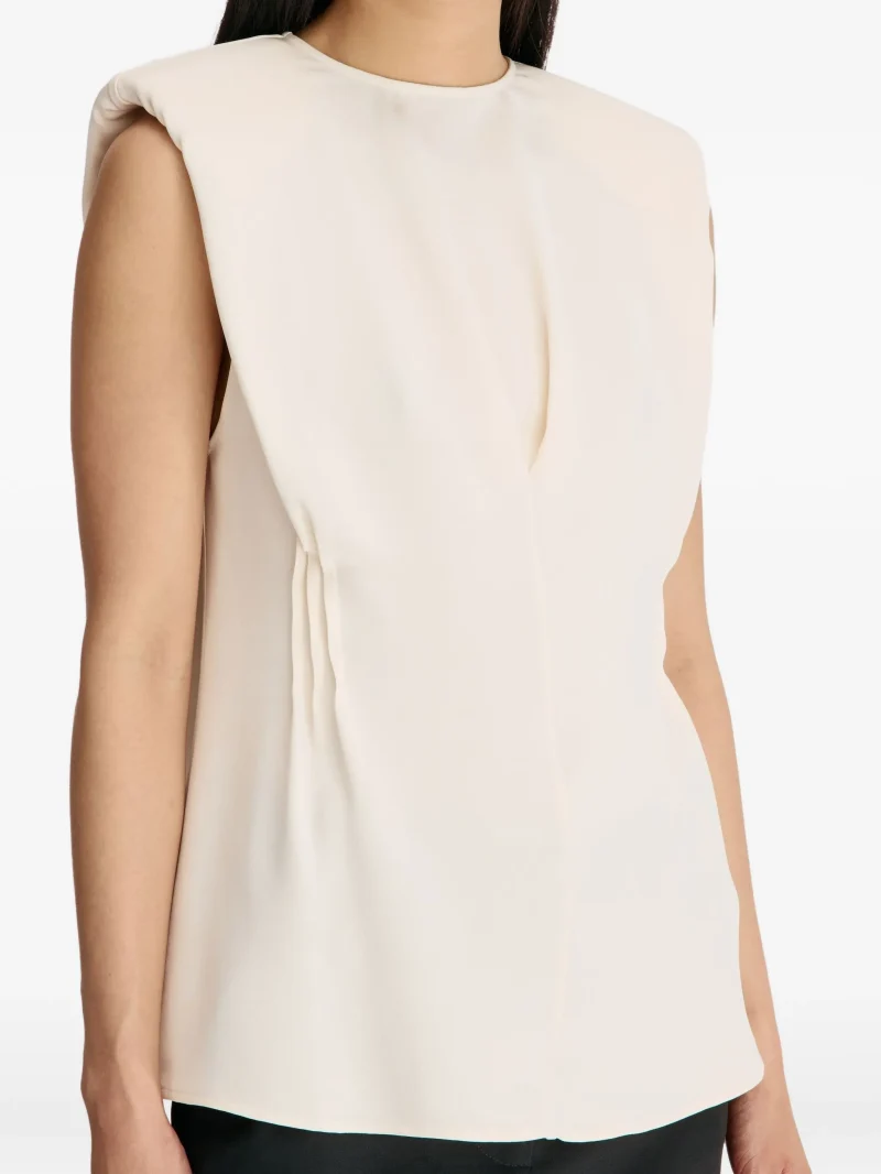 Top LouLou de Saison Pleated bej - imagine 5