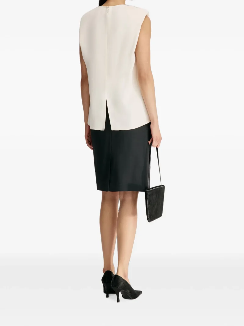 Alternative view of Top LouLou de Saison Pleated bej
