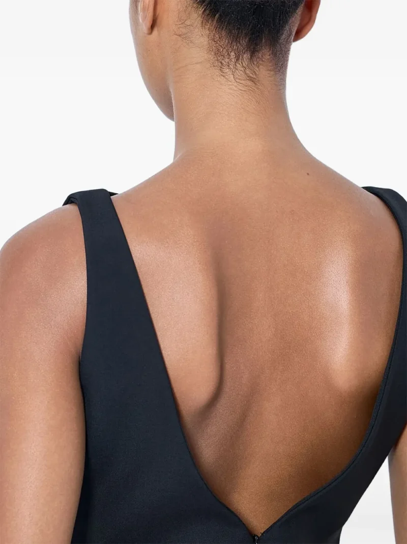 Top Rohe Deconstructed Collar negru - imagine 4