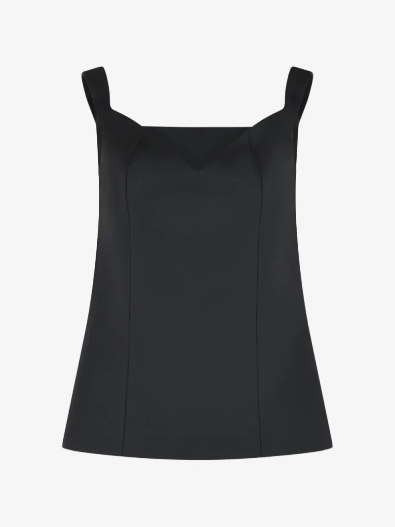 Top Rohe Off Shoulder negru