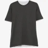Tricou Eleventy Layered-Effect Short-Sleeve gri