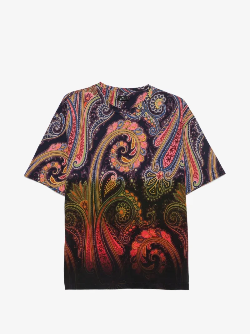 Tricou ETRO Paisley Print multicolor