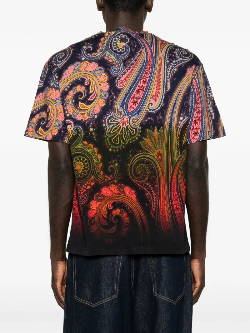 Alternative view of Tricou ETRO Paisley Print multicolor