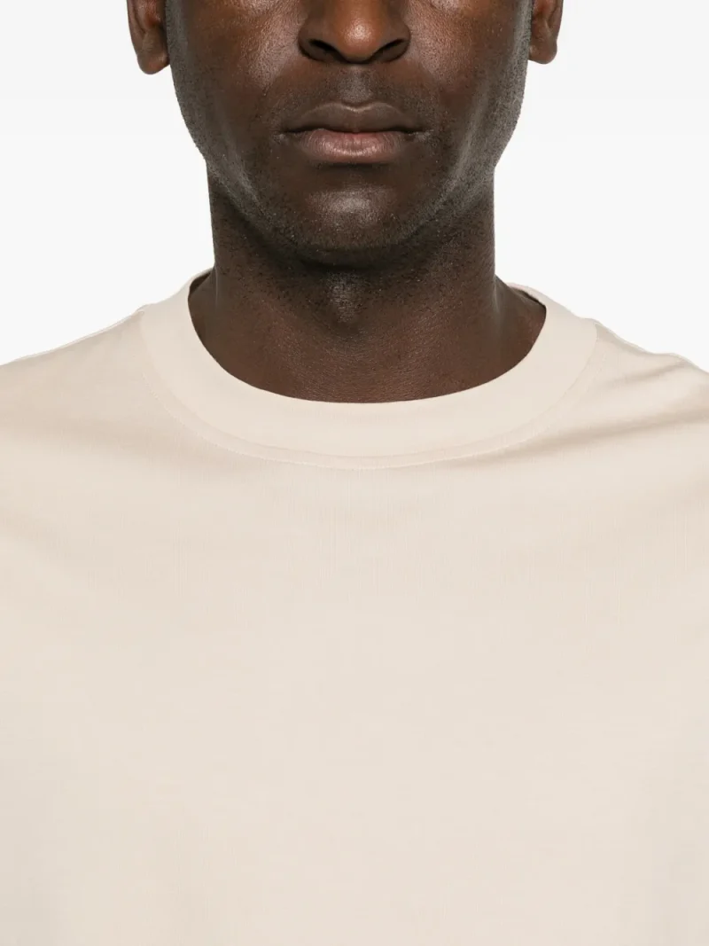 Tricou Gran Sasso Crew-Neck bej - imagine 5