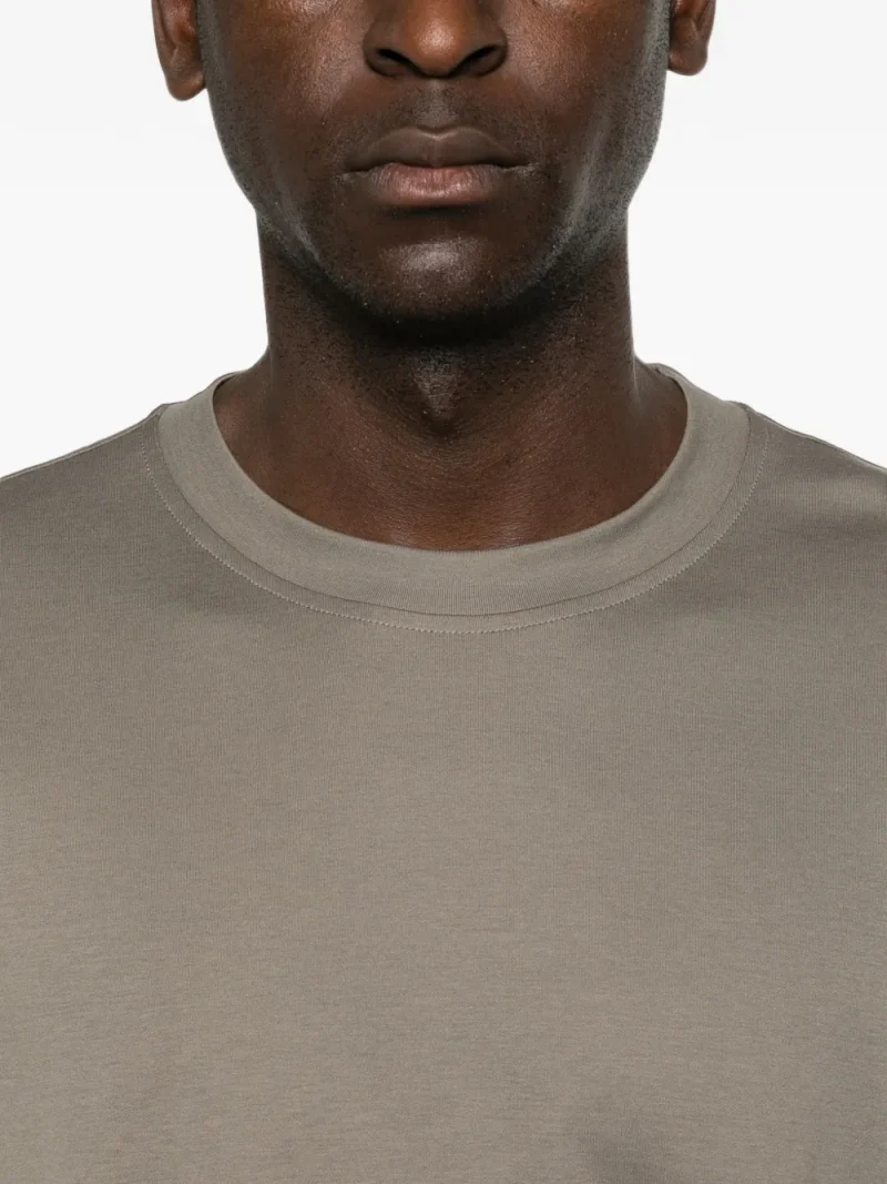 Tricou Gran Sasso Crew-Neck khaki - imagine 5