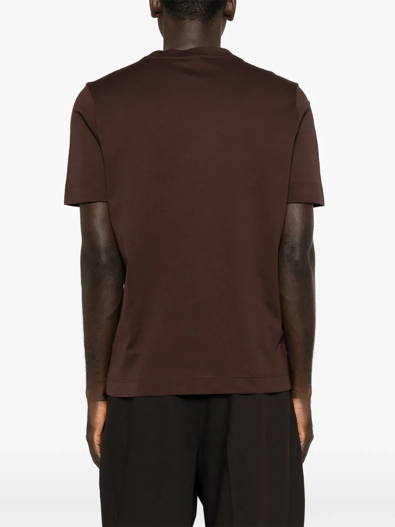 Alternative view of Tricou Gran Sasso Crew-Neck maro
