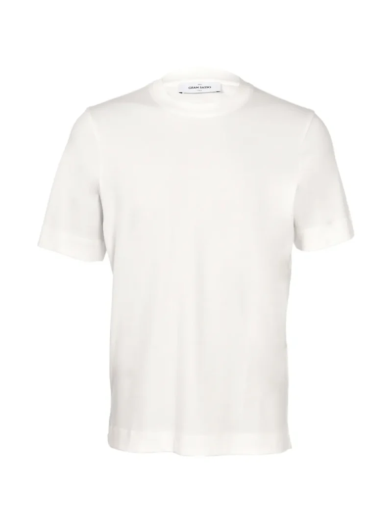 Tricou Gran Sasso Crewneck alb