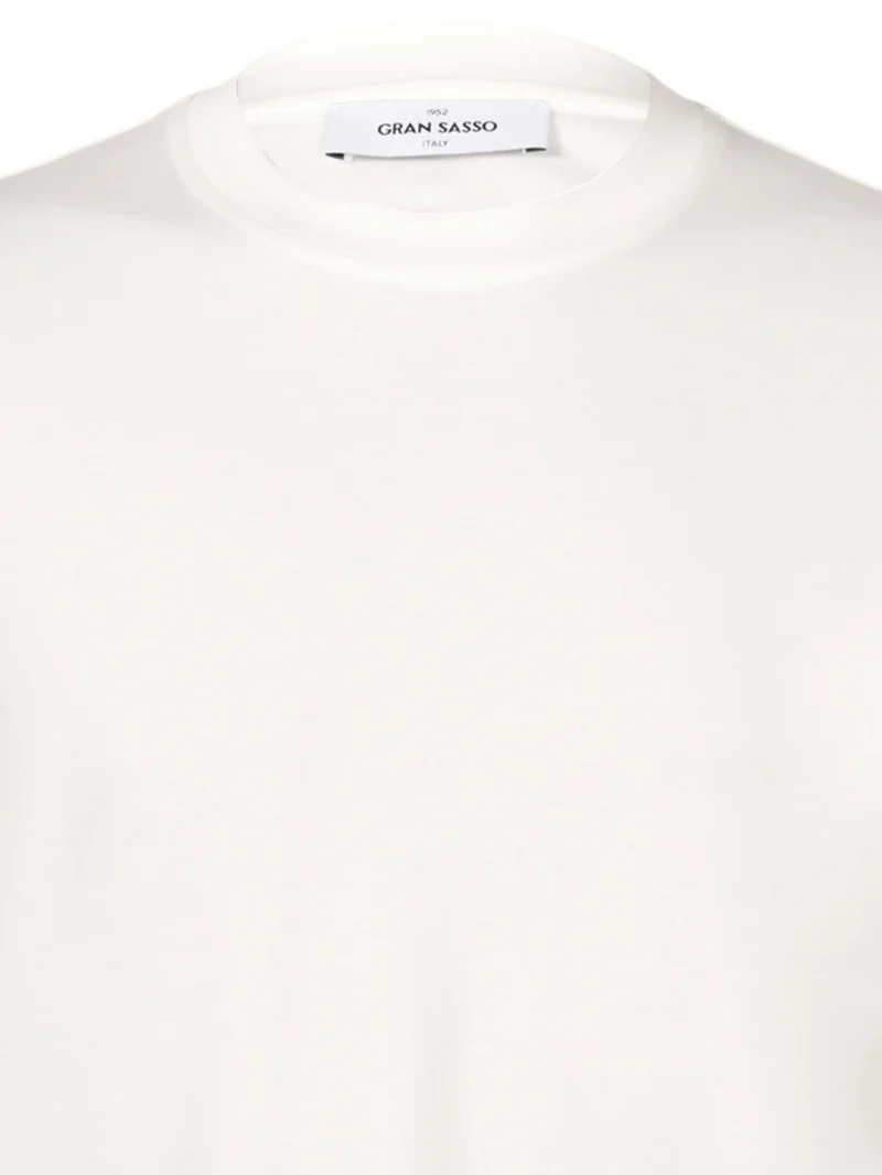 Tricou Gran Sasso Crewneck alb - imagine 3