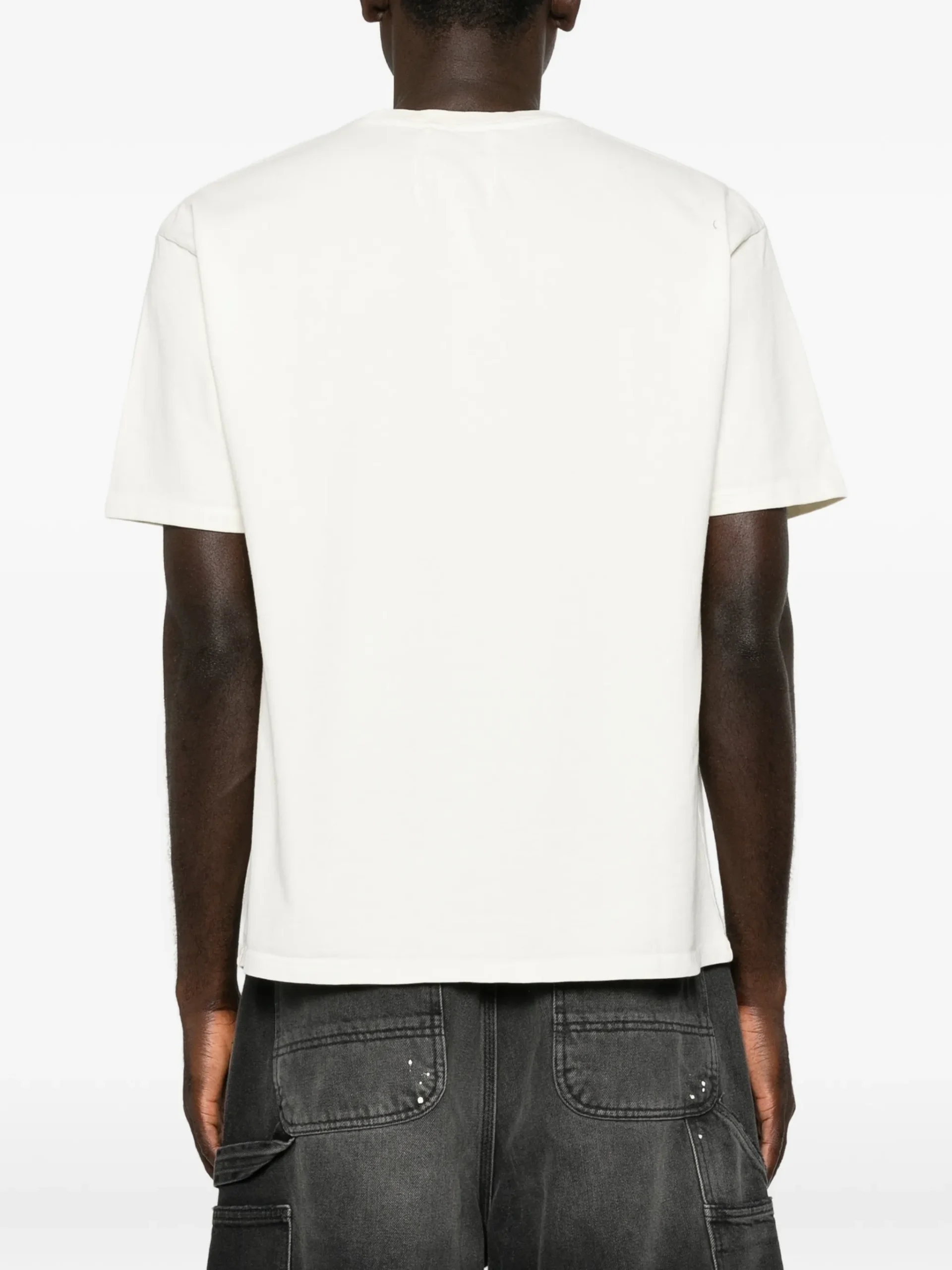 Tricou RHUDE graphic-print alb - imagine 4