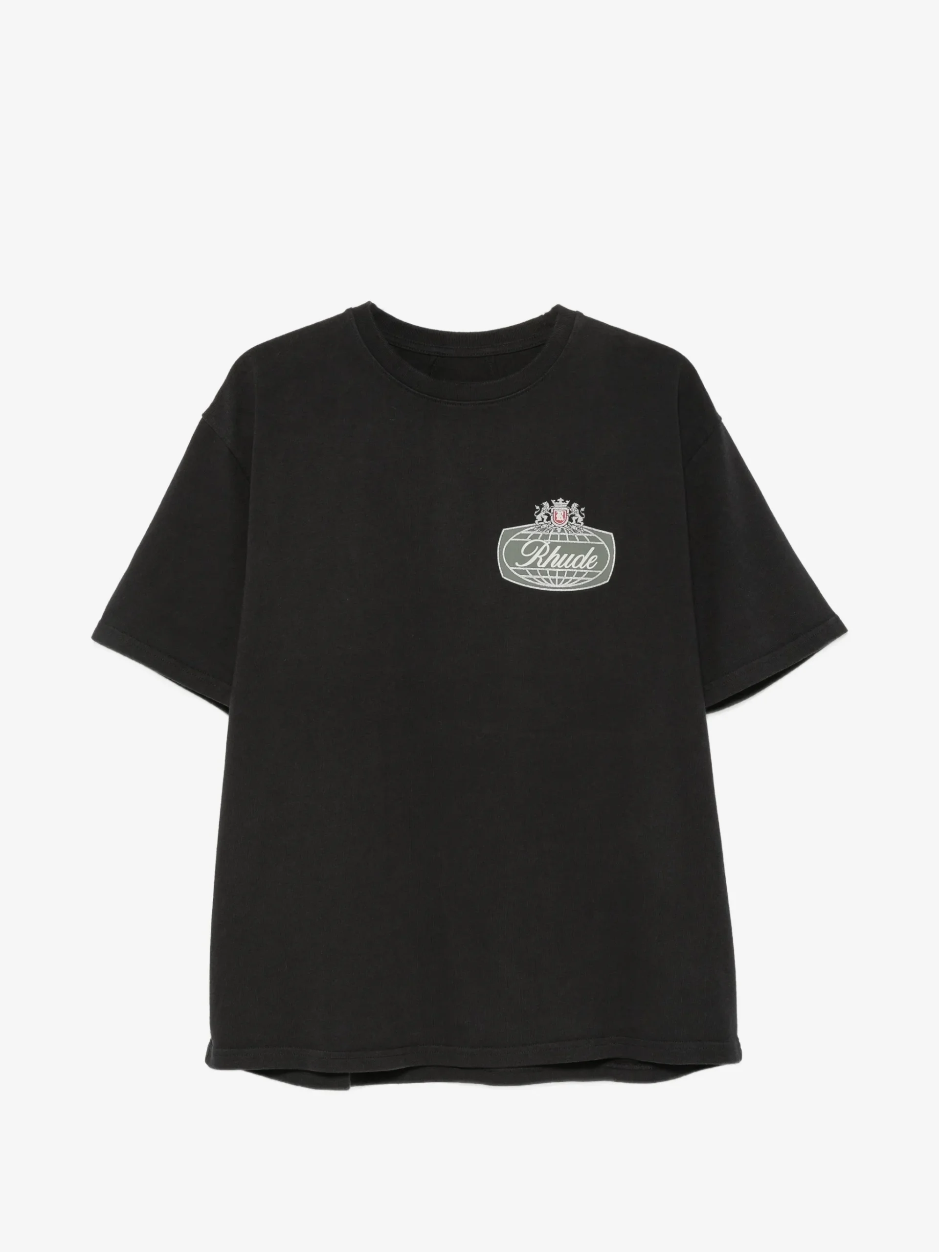 Tricou RHUDE Logo-Print negru