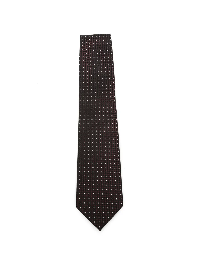 Cravata Tom Ford Geometric-Pattern negru
