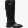 Cizme Baldinini Logo-Plaque Knee-High negru