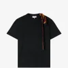 Top Pucci Wool T-shirt Scarf Detail negru