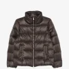 Jacheta Peserico Quilted High-Neck maro
