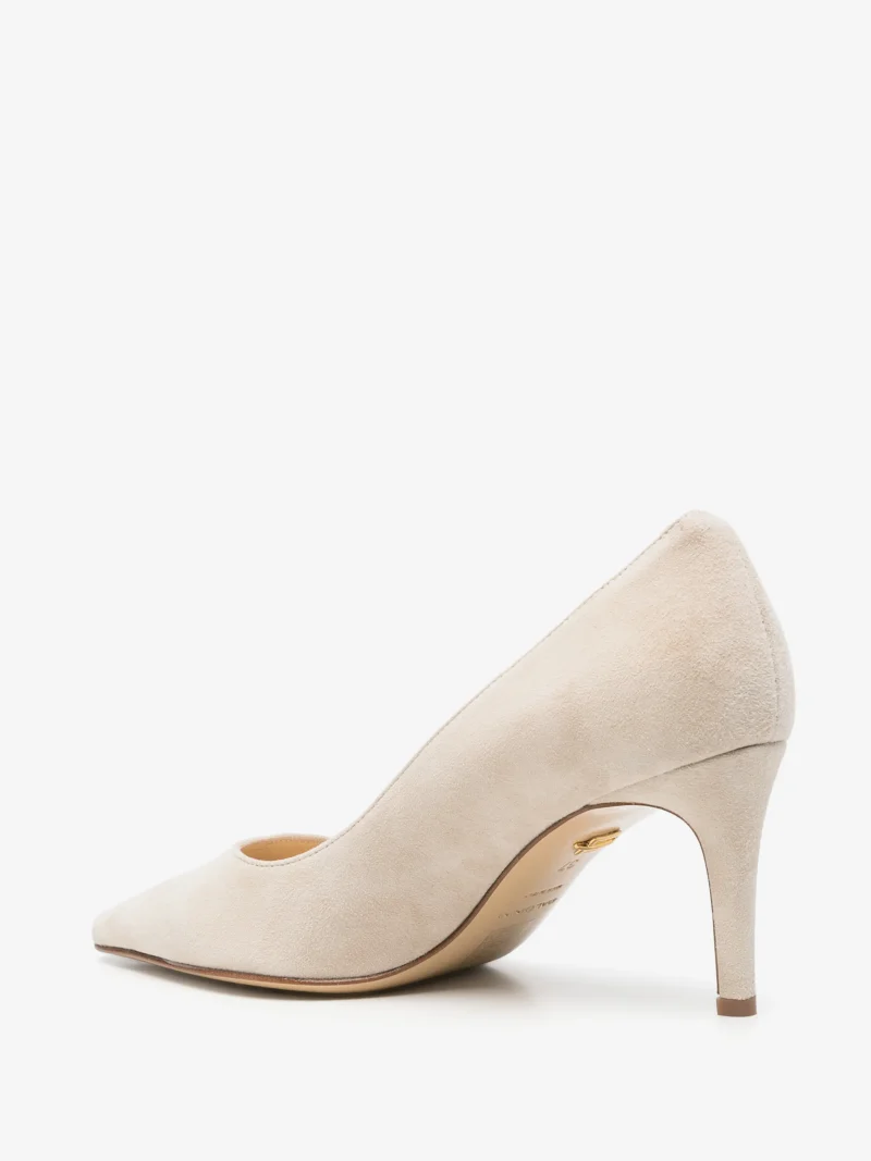 Alternative view of Pantofi Baldinini Pointed-Toe Suede ecru