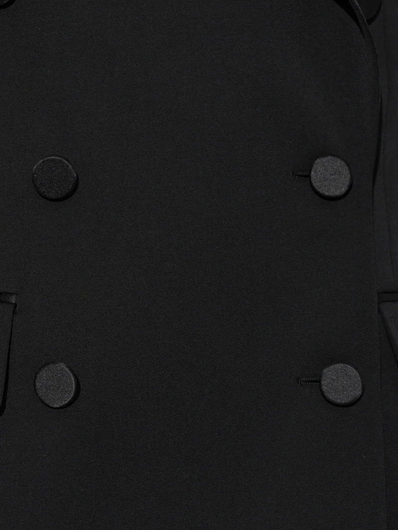Sacou Balmain Double-Breasted negru - imagine 5