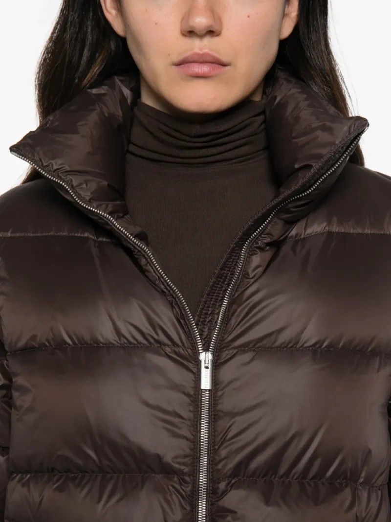 Jacheta Peserico Quilted High-Neck maro - imagine 5