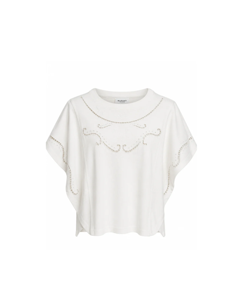 Tricou Marant Etoile Broderie-Anglaise Cut-Out negru