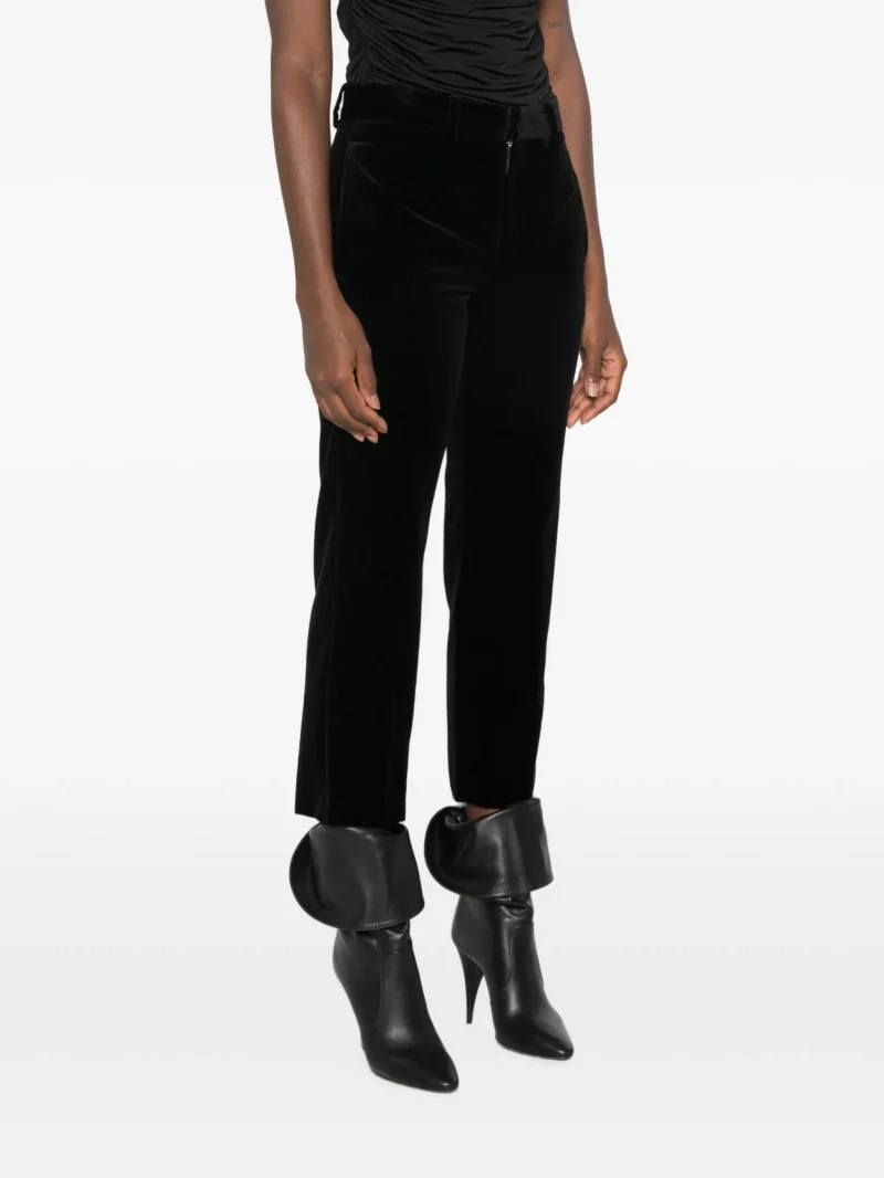 Pantaloni Isabel Marant Roaya Belt-Loop Pocket negru - imagine 3