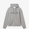 Hanorac Axel Arigato Rhys Logo-Embroidered ZIp-Up gri