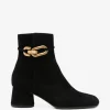 Ghete Baldinini Chain-Link Suede negru