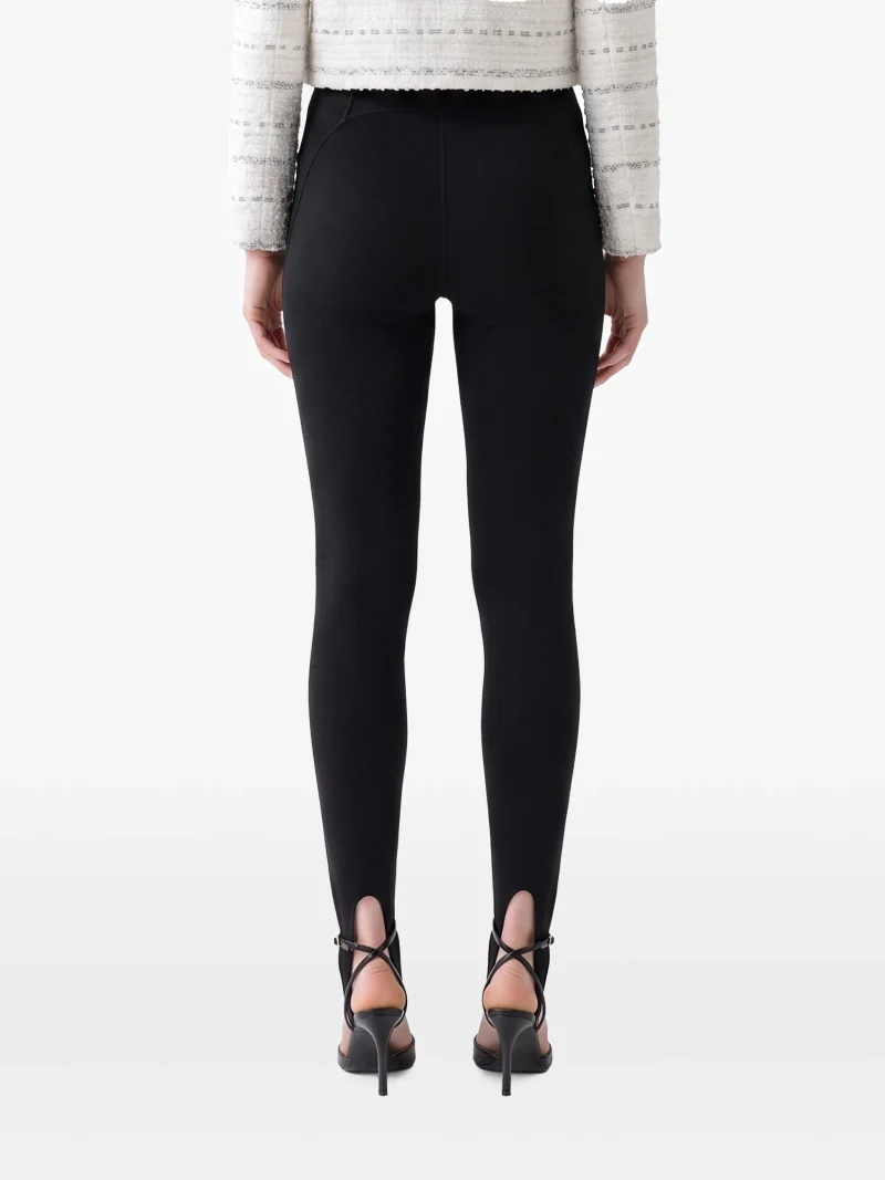 Colanti Self-Portrait knit stirrup negru - imagine 3