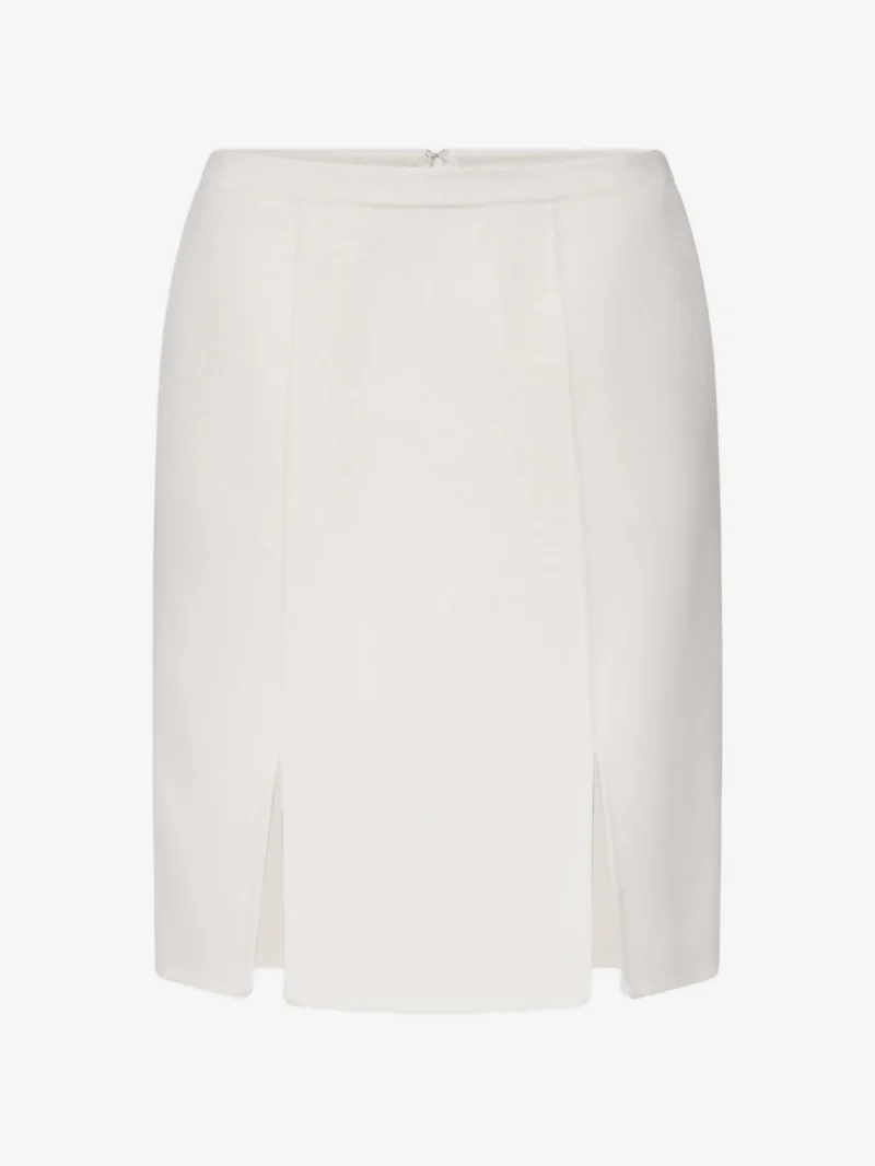Fusta midi LouLou De Saison double-slit alb