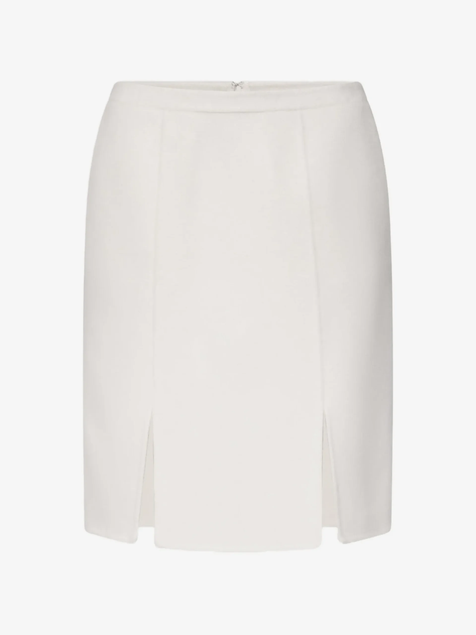Fusta midi LouLou De Saison double-slit alb