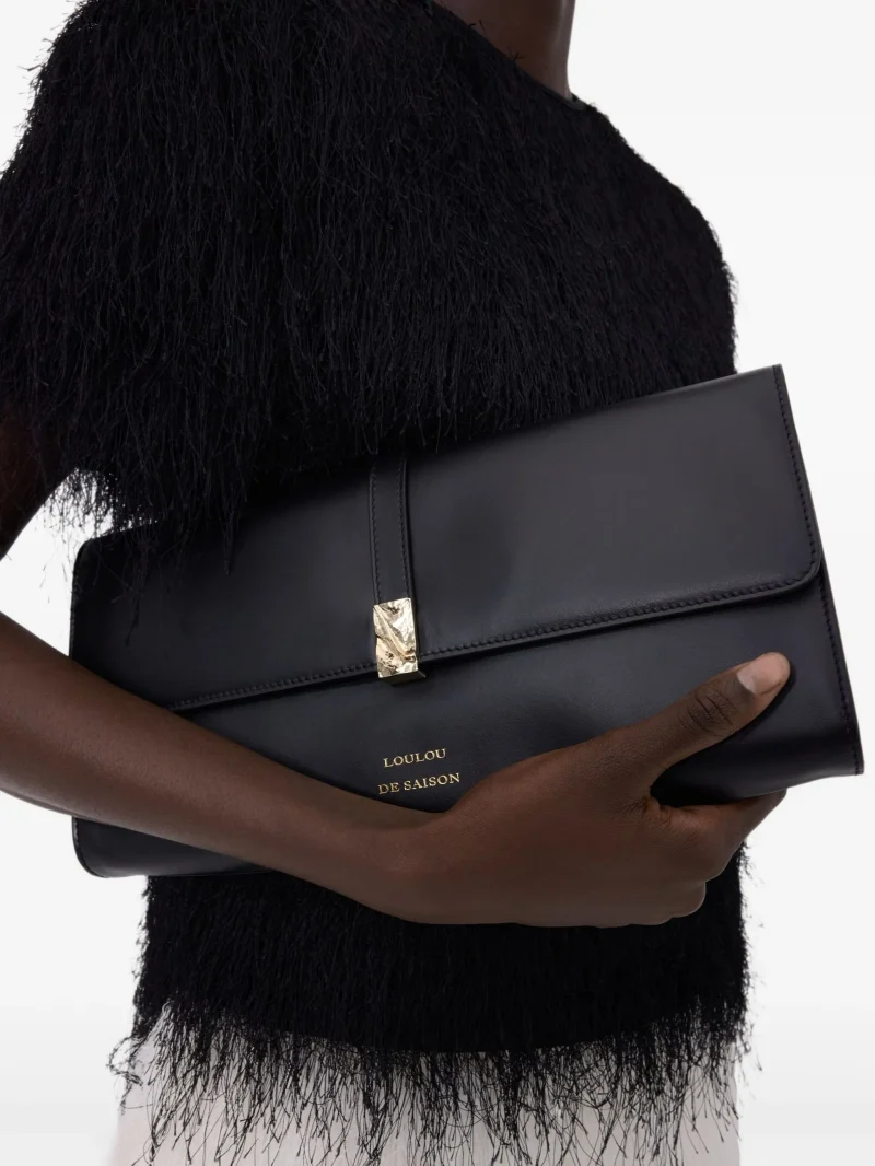 Alternative view of Clutch LouLou De Saison Elmer negru