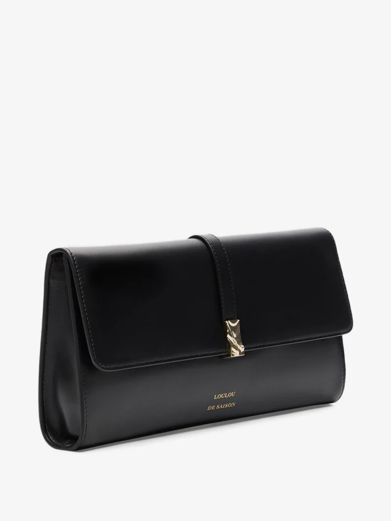 Clutch LouLou De Saison Elmer negru - imagine 5