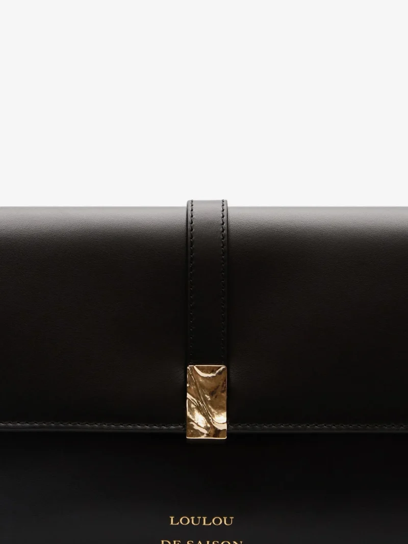 Clutch LouLou De Saison Elmer negru - imagine 4