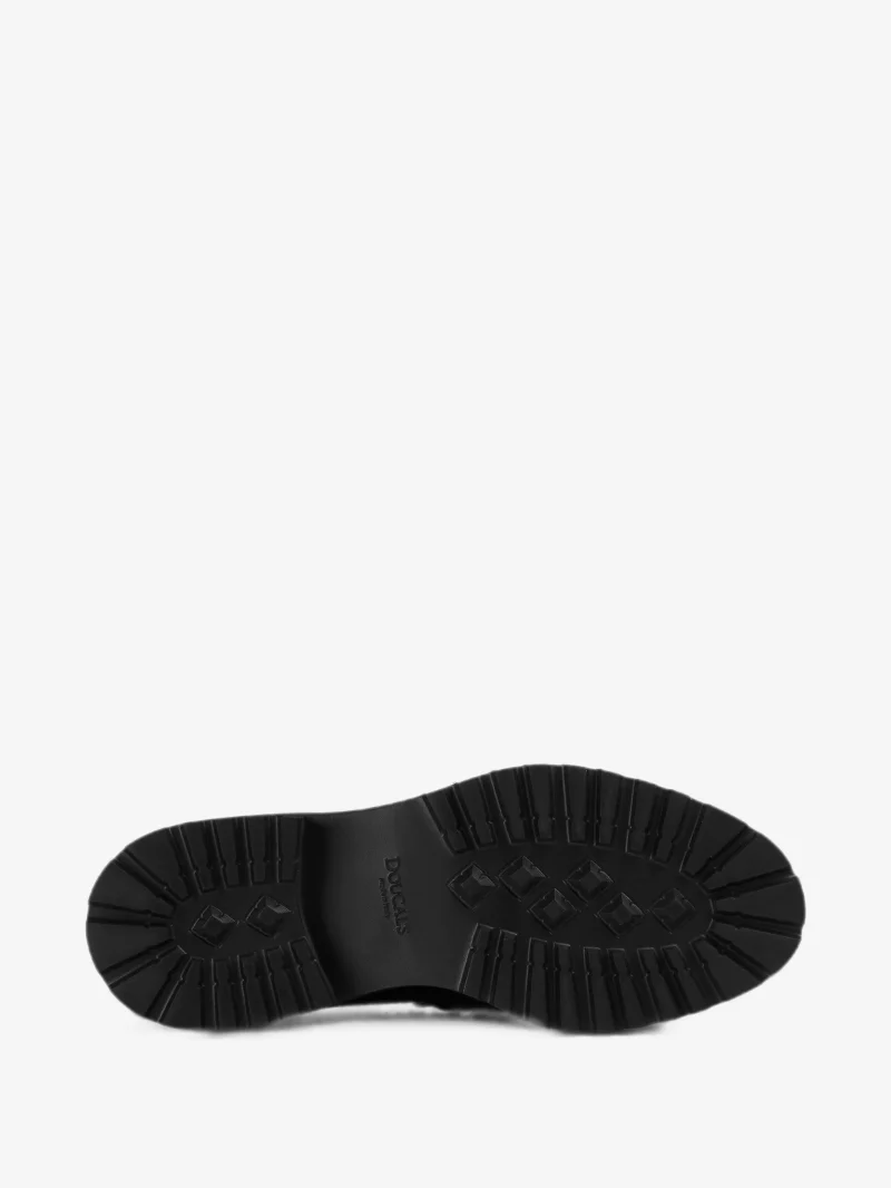 Ghete Doucal's brogue-detail ankle negru - imagine 4